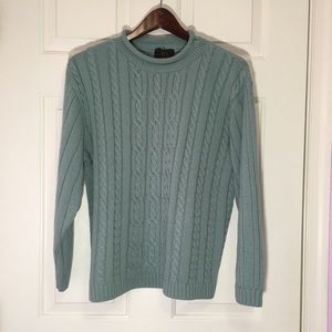 Jenny Buchanan Light Blue Cable Knit